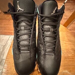 Jordan 13 Retro Black Island Green
